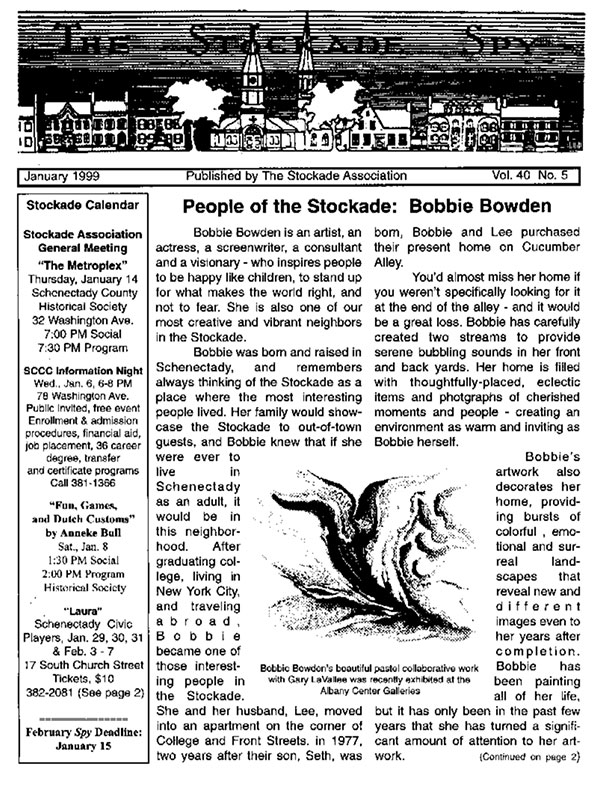 Stockade Spy January 1999 cover