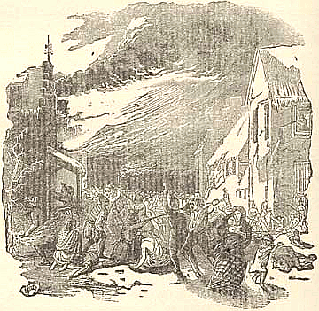 engraving of massacre scene