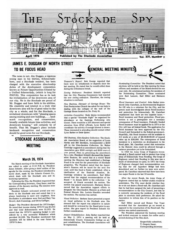 Stockade Spy April 1974 cover