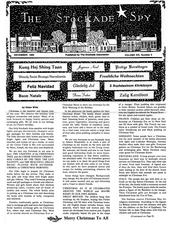 Stockade Spy December 1980 cover
