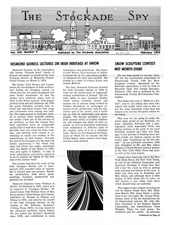 Stockade Spy February 1973 cover