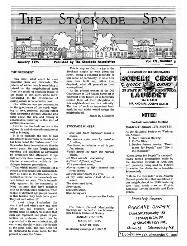 Stockade Spy January 1975 cover