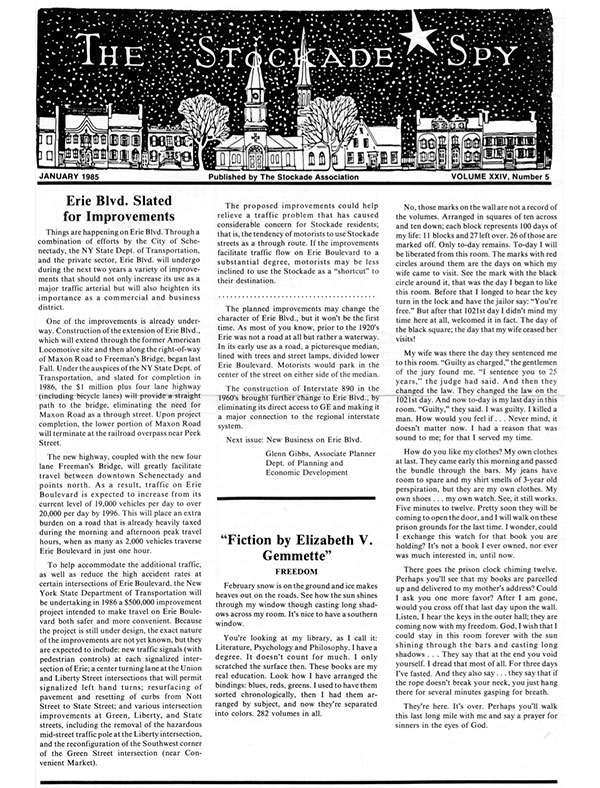 Stockade Spy January 1985 cover