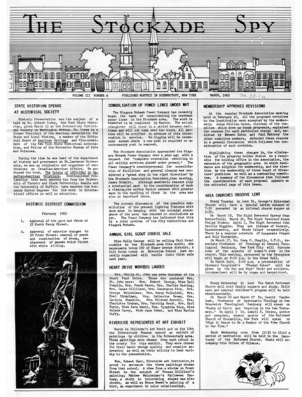 Stockade Spy March 1963 cover