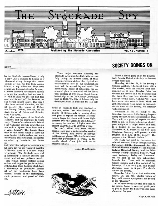 Stockade Spy October 1974 cover