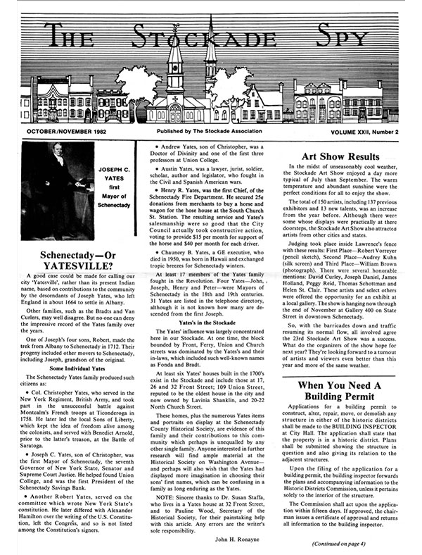 Stockade Spy October November 1982 cover